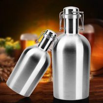 Beer barrel 304 stainless steel portable liquor bottle large capacity outdoor portable kettle household empty wine new style