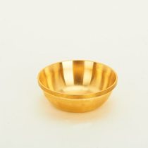 Pure copper water supply bowl and cup thickened holy water bowl hall water supply cup water bowl water purification cup 8 5cm set price