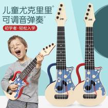 Ukulele beginner childrens boy small guitar girl music toy playable musical instrument baby 3-12 years old
