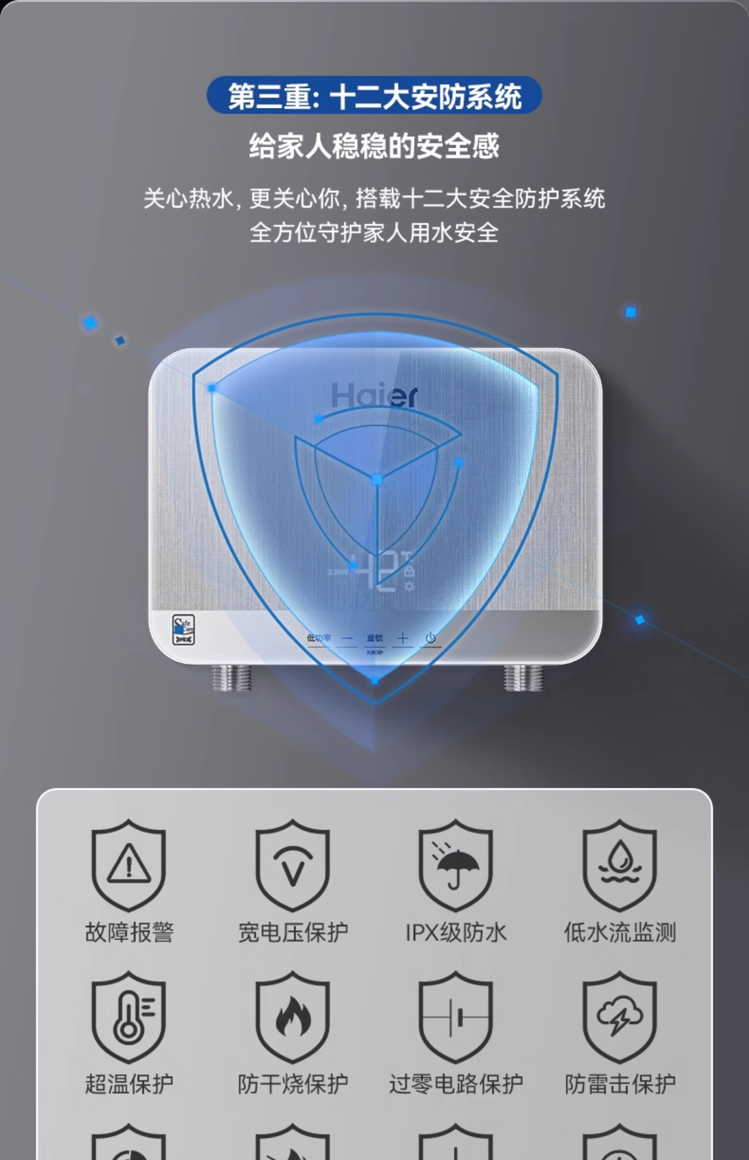 海尔按摩椅Haier海尔小厨宝即热式小型台下热水器家用2025新款厨房洗手台热水宝详情26