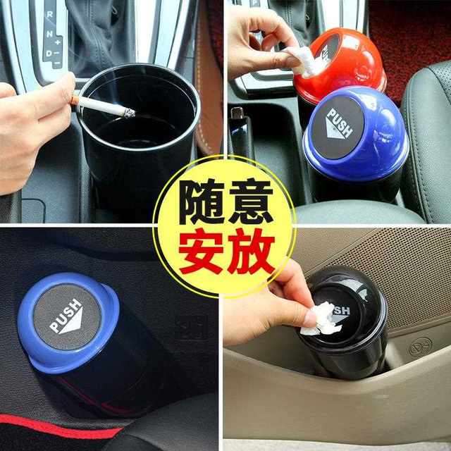 Direct sales new car trash can cartoon car trash can car storage trash bag fashion creative storage box