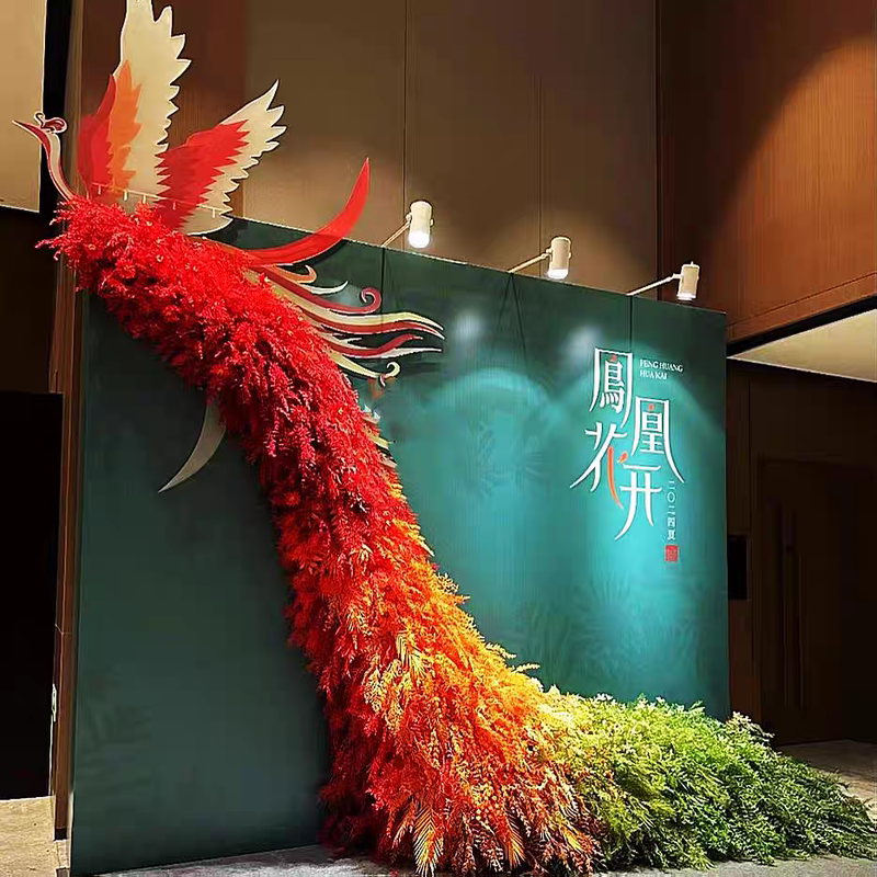 Large Floral Peacock Arrangement Creative Ornament Wedding Garden Decoration Outdoor Scenic Spot Popular Social Media Spot Rural Decoration Large Floral Peacock Arrangement Creative Ornament Wedding Garden Decoration Outdoor Scenic Spot Popular Social Media Spot Rural Decoration
