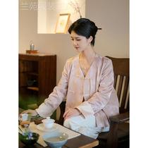 Fengzuo new Chinese style spring clothing for women 2024 new long-sleeved tops Hanfu shirt jacket