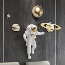Creative astronaut wall hanging Nordic living room wall decoration pendant childrens room bedroom bedside astronaut wall decoration