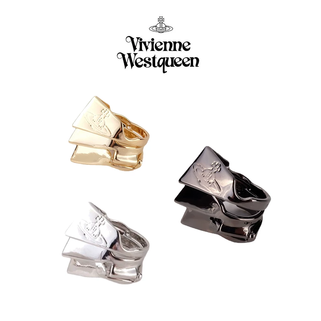 Кольцо «Queen Mother Three Bones Armor Saturn» в стиле панк, универсальное от Vivienne Westqueen
