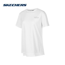 Skechers official flagship 2024 summer womens short-sleeved sweater P224W011-0019