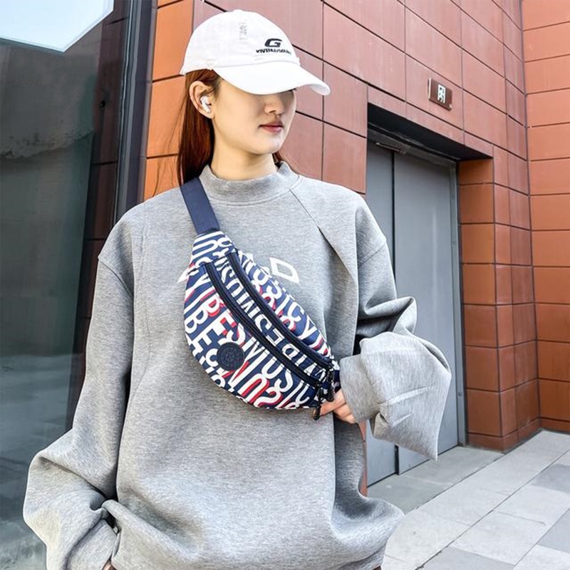 Chest Bag for Women, Korean Style Casual Sports Shoulder Bag, Lightweight Travel Chest Bag, Fashionable New Women's Backpack, Crossbody Bag
