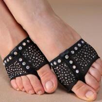 Belly dance shoes forefoot protective shoes half shoes ballet gymnastics dance practice Latin dance foot protective shoes forefoot pads