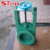 Manual plate ZZT valve screw rod plate valve insert hand hoist plate valve sewage soft seal insert seal