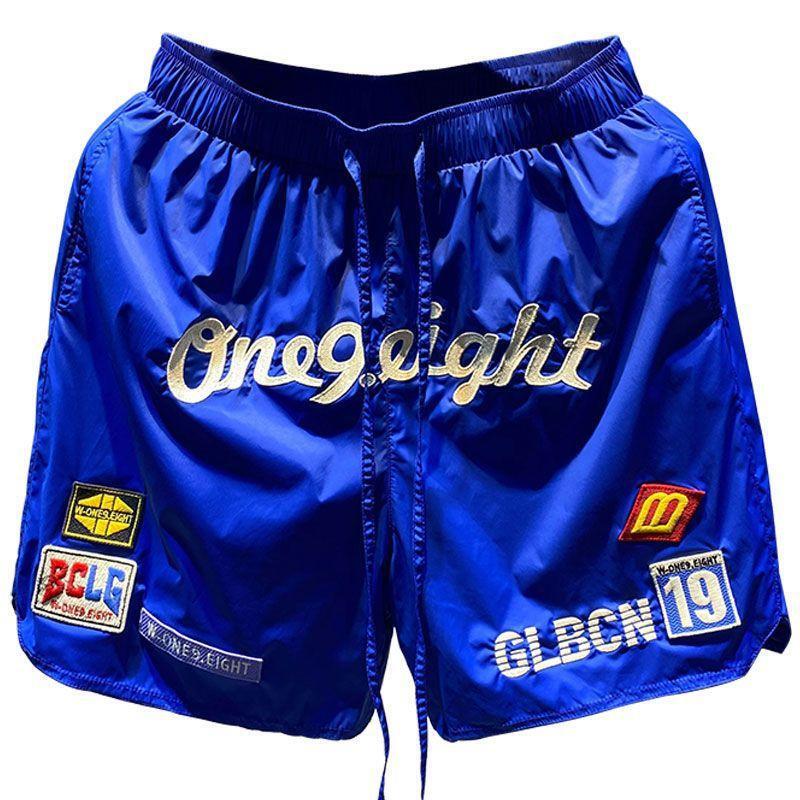 Plus Size Men's Pants 150kg American High Street Basketball Sports Shorts Summer Loose Embroidered Fashion Beach Shorts Plus Size Men's Pants 150kg American High Street Basketball Sports Shorts Summer Loose Embroidered Fashion Beach Shorts