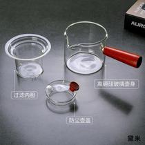 2024 glass teapot side handle high temperature resistant filter teapot electric ceramic stove teapot household water boiling glass kettle