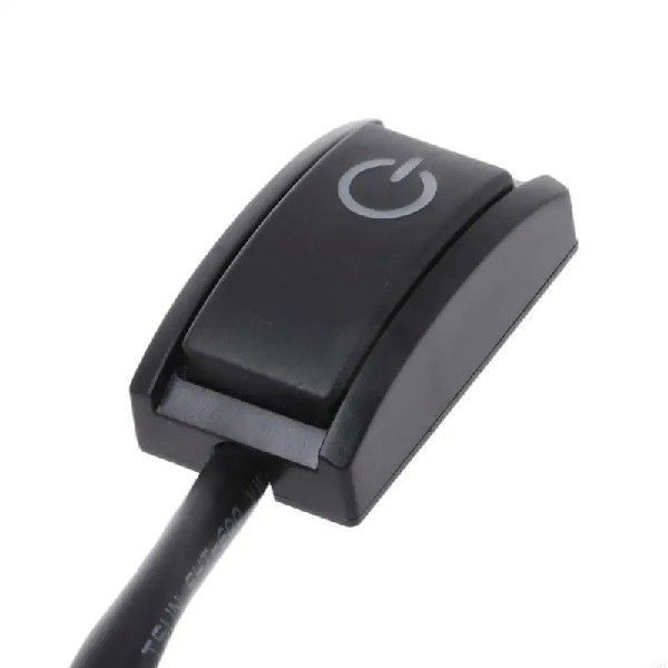LXAF Car DIY Push Button Latching Turn ON OFF Switch LED