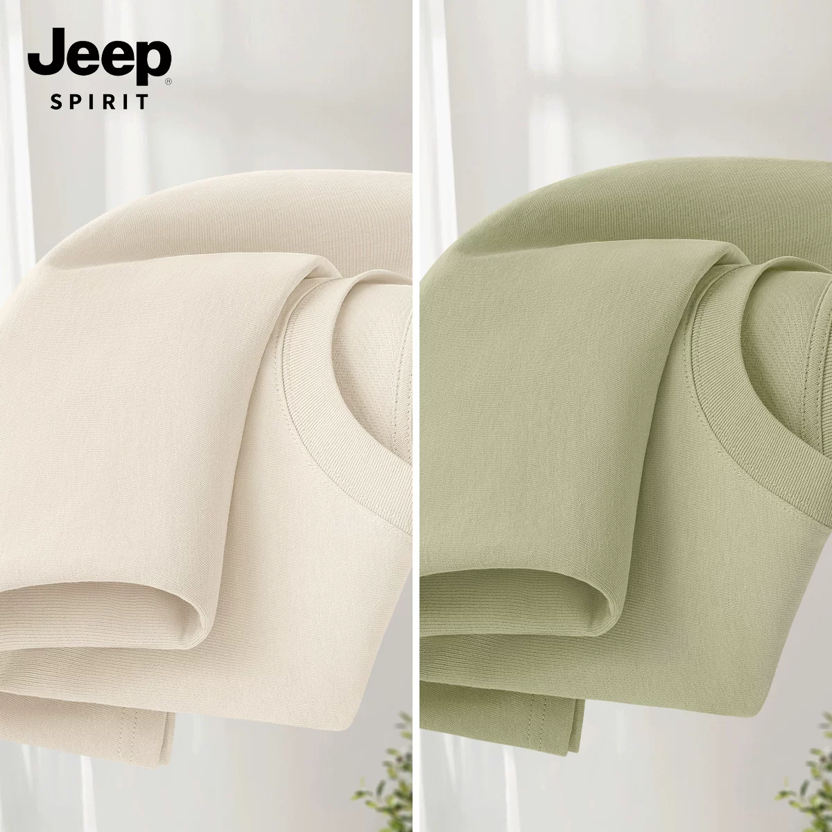 JEEP SPIRIT Jeep, хлопковая летняя футболка с коротким рукавом, новая коллекция