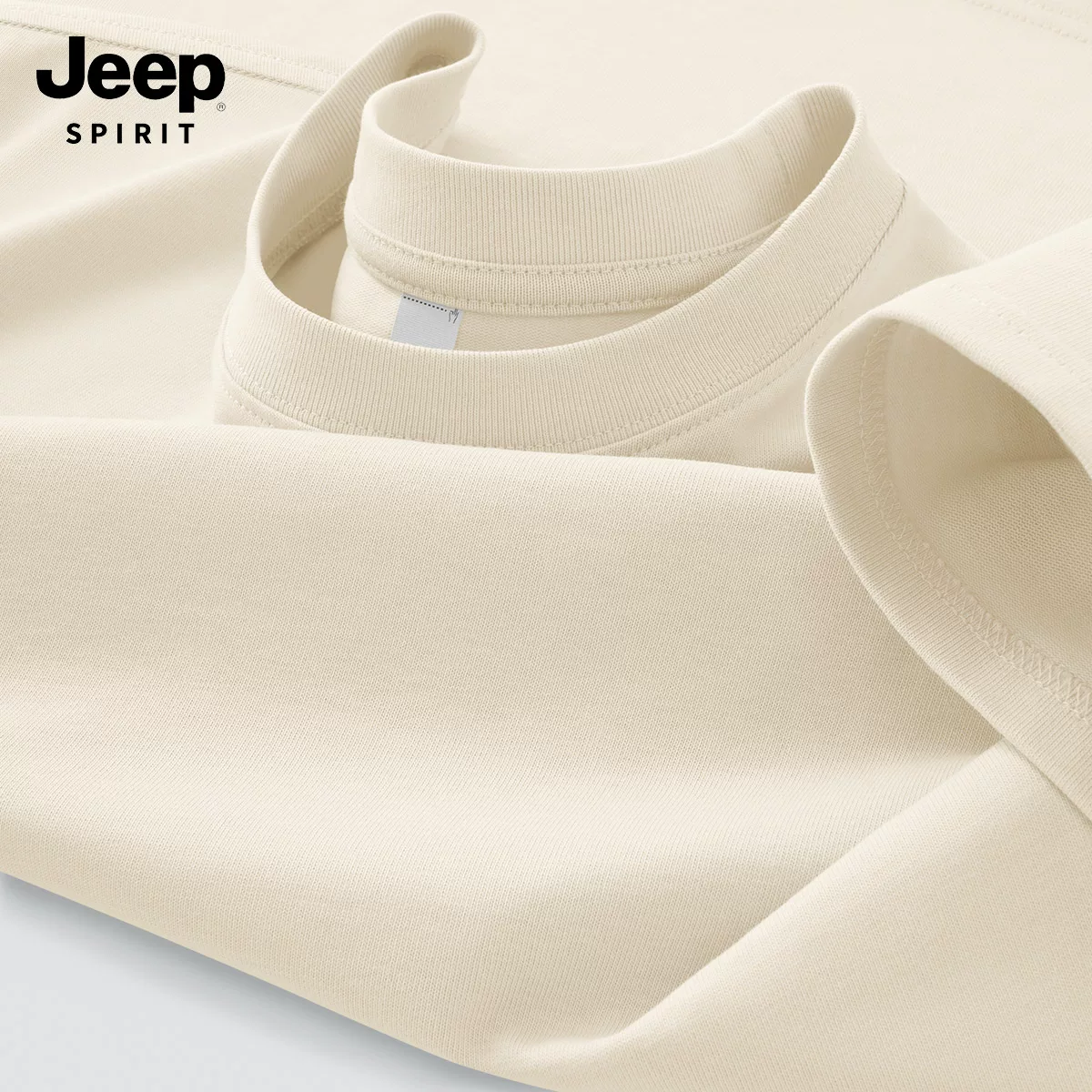 JEEP SPIRIT Jeep, хлопковая летняя футболка с коротким рукавом, новая коллекция