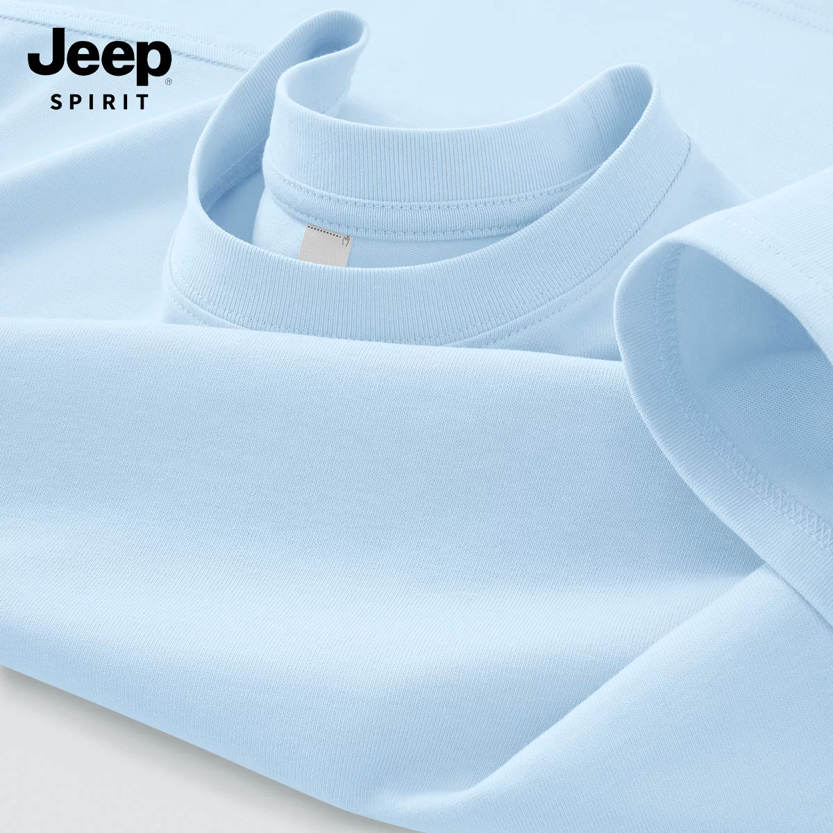 JEEP SPIRIT Jeep, хлопковая летняя футболка с коротким рукавом, новая коллекция