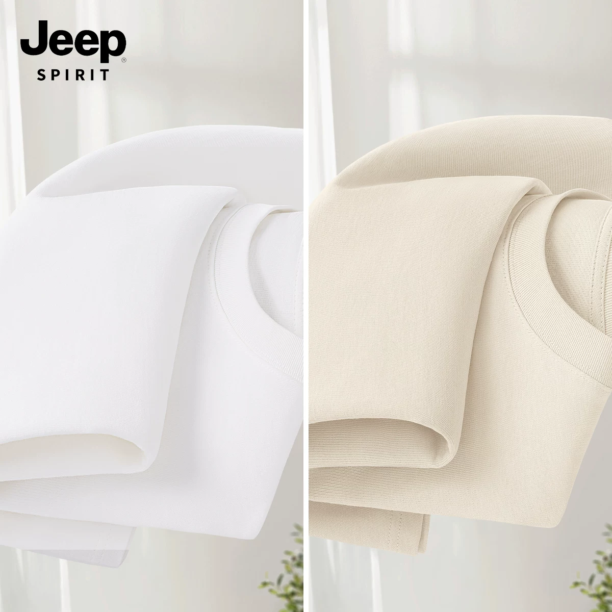 JEEP SPIRIT Jeep, хлопковая летняя футболка с коротким рукавом, новая коллекция