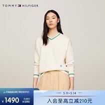 Taiding fashion housekeeper big brands have collars and color matching loose pure cotton spring and summer WW0WW41452 new V24 jacquard