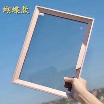 Manufacturer of light luxury simple extremely narrow frame aluminum alloy tempered glass door color and style customized wardrobe wine cabinet and dining side