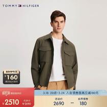 Big brand fashion luxury butler fit spring mens new embroidered 24 workwear patch pocket zipper commuter jacket MW0M