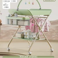 Военный зеленый - однослойное хранение + подставка для игрушек [нижняя рама + складывание одной кнопкой + пятискоростная регулировка + можно поместить в ванну] бесплатная подарочная упаковка