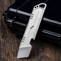 Titanium alloy crowbar multifunctional EDC tool screwdriver crowbar portable outdoor emergency tool