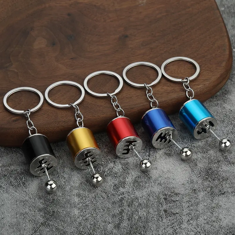 Keychain Stress Relief Gear Shift Pendant Manual Transmission Gear Shift Toy Stress Relief Gift for Boyfriend