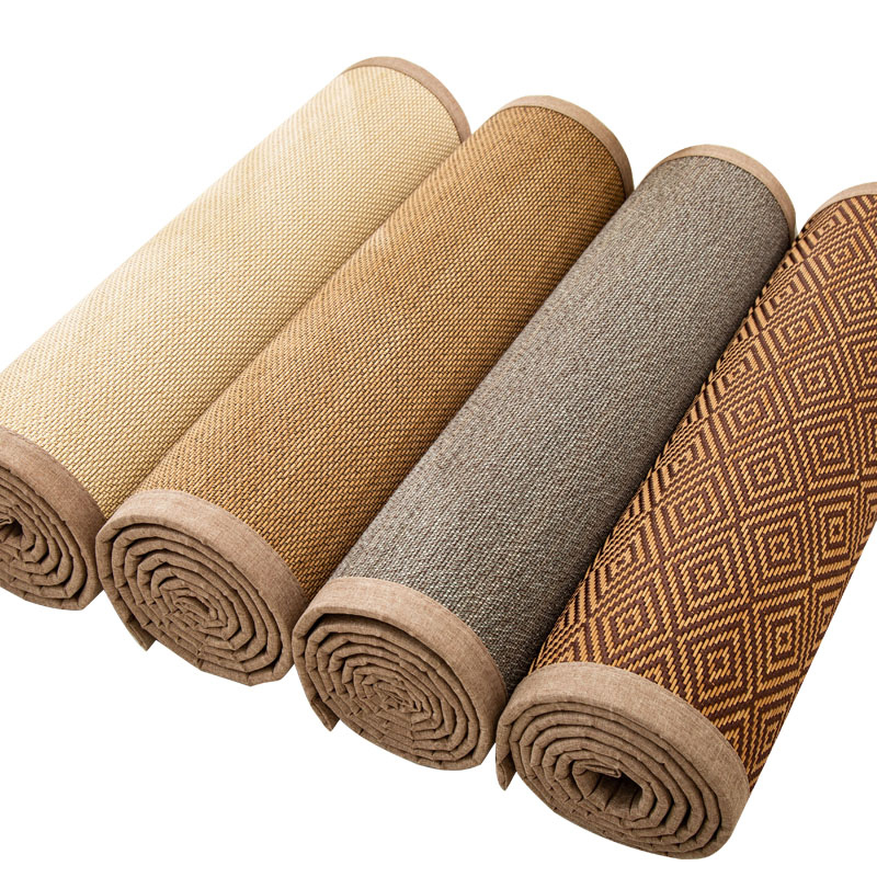 Japanese-Style Bamboo Woven Window Mat, Bamboo Carpet, New Chinese-Style Tatami, Bedroom and Living Room Window Sill Mat, Bamboo Cooling Mat, Yoga Mat