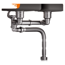 Kabei kitchen sink leak-proof and odor-proof drain sink sink drain pipe accessories sink drainage pipe set