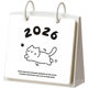 2026 Year of the Horse Desk Calendar Cute Cat Illustration Desktop Ornaments Daily Plan Record Desk Calendar