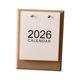 2026 Desk Calendar Creative Office Ornaments Desktop Simple Wooden Detachable Calendar Nordic Calendar Ins Style