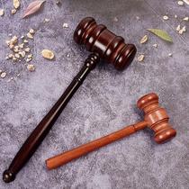 Judges Hammer Toy Large Wooden Hammer Childrens Knocking Solid Wood Small Wooden Hammer Law Hammer Lawn Hammer Props Catch Week Supplies