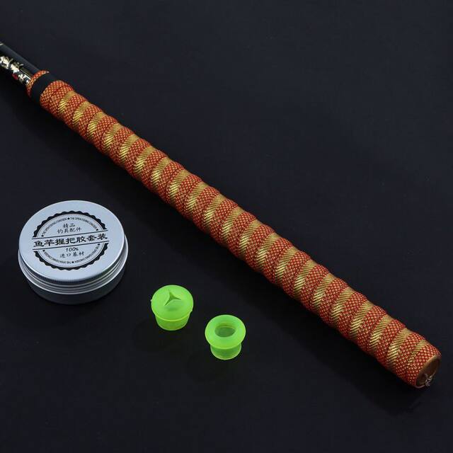 Boxed Extended Fishing Rod Handle Wrap, Fishing Rod Handle Grip Tape, Sweat-Absorbing Anti-Slip Handle Wrap