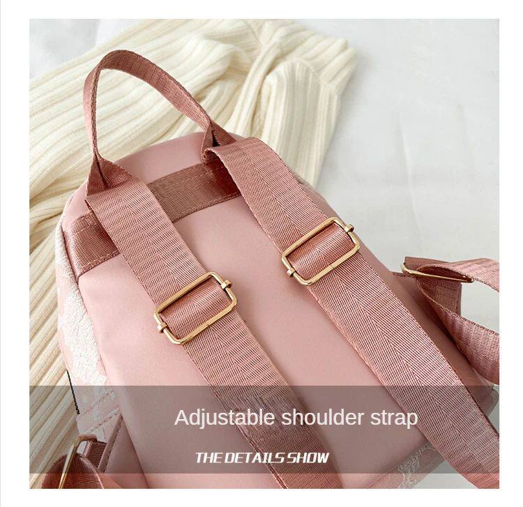 рюкзак pu leather shoulder mini small backpack multi-function ladie No brand