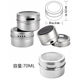 Magnetic suction seasoning box refrigerator magnet seasoning box spice barbecue seasoning jar storage box kitchen rotary seasoning jar