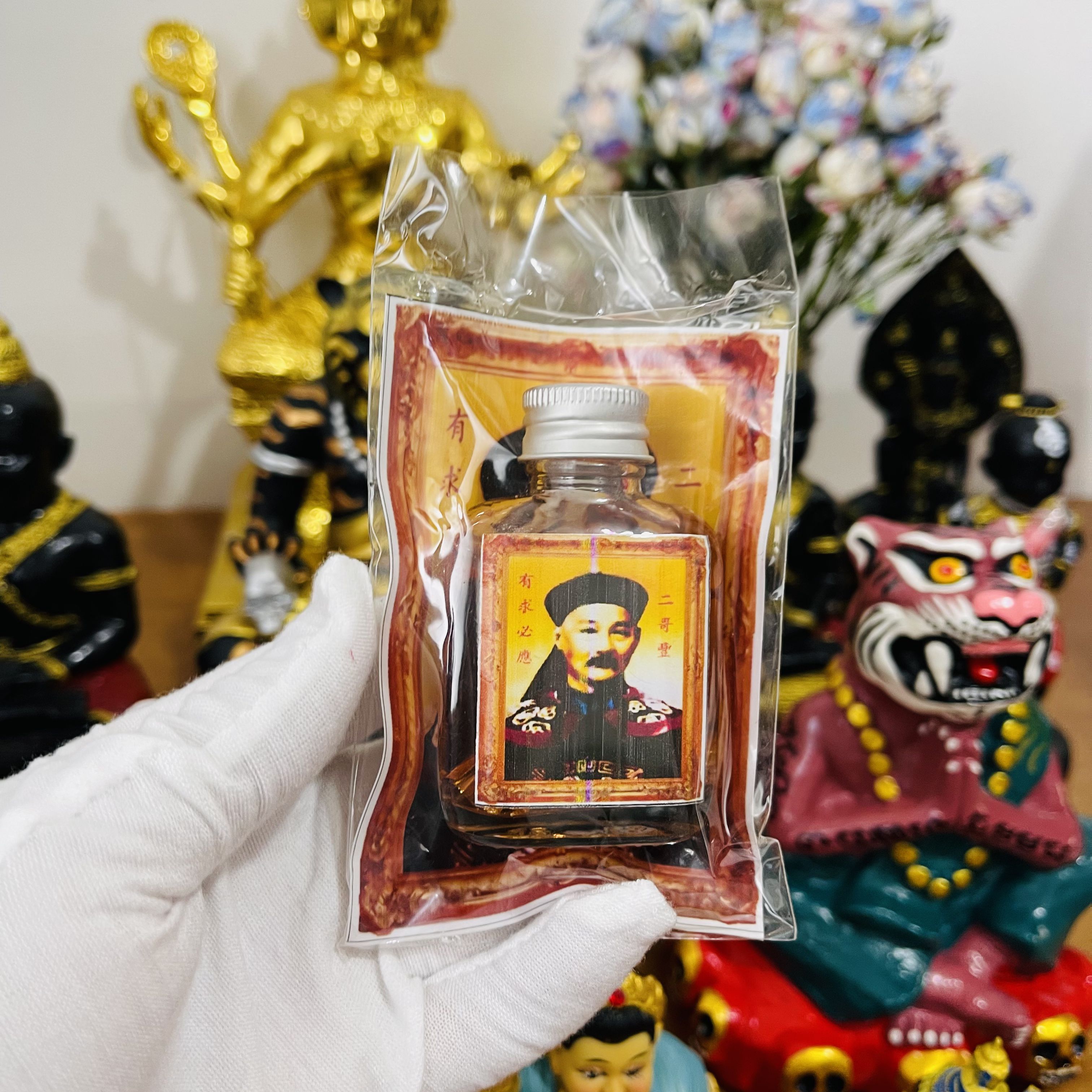 Taifacai Ajahn Subin Er Ge Feng 2560 Tailand Buddha brendining asl moyli malhami, yoqimli hidli pushti moyli sariyog 'bilan