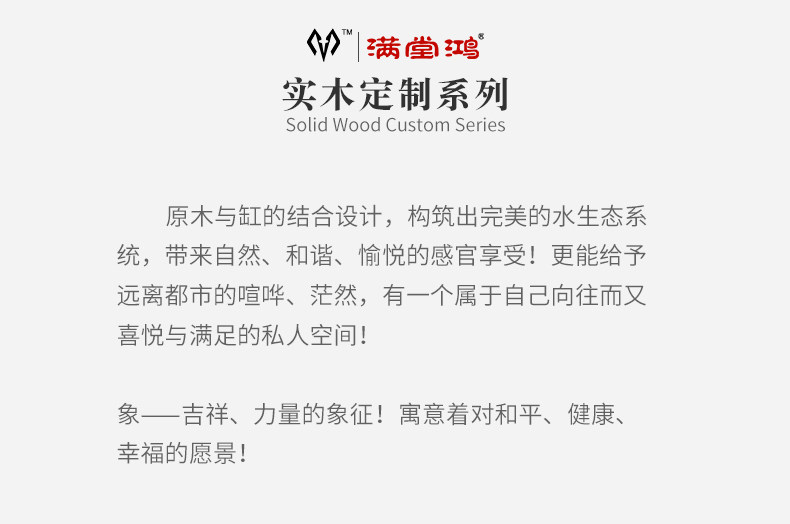 满堂鸿专业混养钢木结构落地鱼缸北美黑胡桃带静音过滤超白玻璃 detail 10