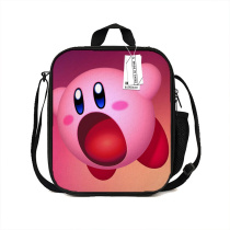 Cross-border hot-selling shoulder bag Kirby and the Forgotten Land student cartoon pattern portable picnic bag one-click dropshipping