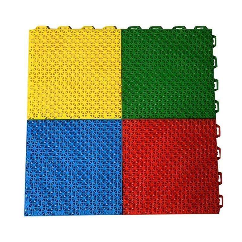 Suspended Flooring for Schools and Kindergartens, Indoor and Outdoor Basketball Courts, School Non-Slip Outdoor Assembled Plastic Sports Mats