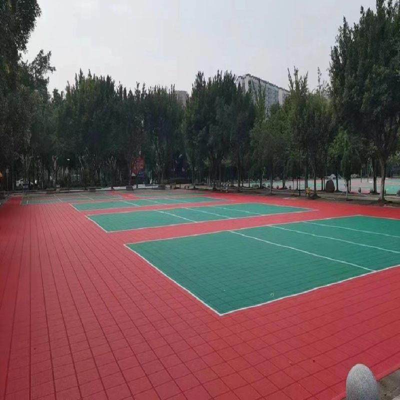 Suspended Flooring for Schools and Kindergartens, Indoor and Outdoor Basketball Courts, School Non-Slip Outdoor Assembled Plastic Sports Mats