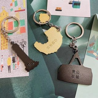 金属重庆精致钥匙扣磁器口洪崖洞钥匙链扣包挂旅游纪念品伴手礼物