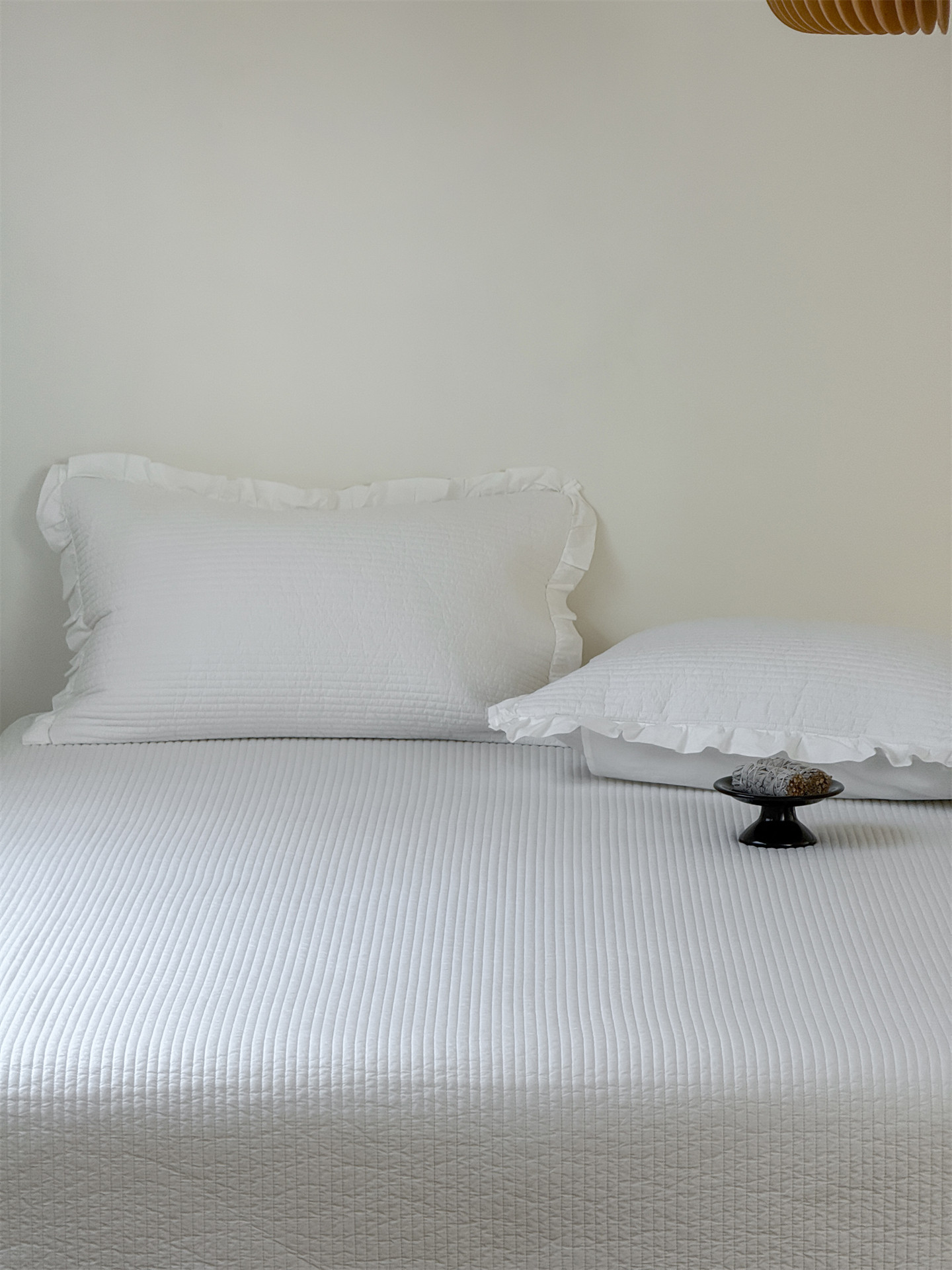 Корейский комплект постельного белья из чистого хлопка 60 нитей, простой однотонный покрывал трех предметов, свежее стеганое одеяло четыре предмета