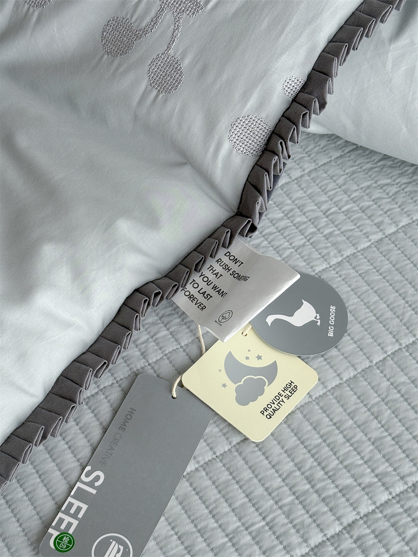 Корейский 大鹅 хлопковый комплект покрывала с вышивкой вишни 3 предмета ins стиль с кружевом мягкое теплое одеяло весна-осень