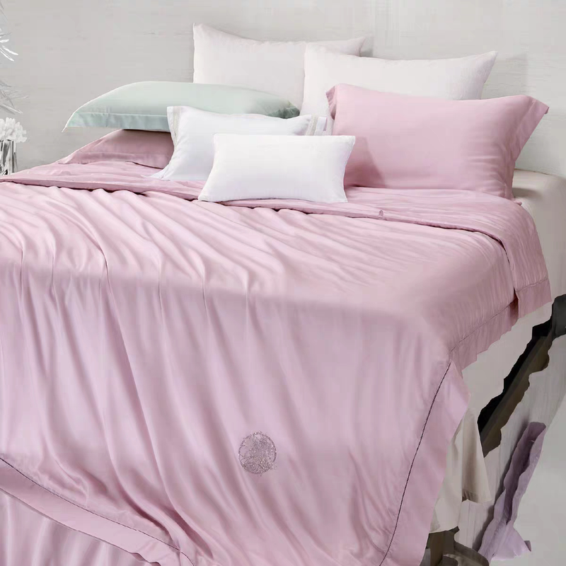 Luolai 26 Models of Sichuan Silk Washed Mulberry Silk Quilt 6.0 Summer Blush Pink Twilight Purple Mint Green Moonlight Gray