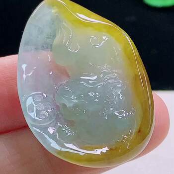 Burmese jadeite jade pendant natural jade a goods