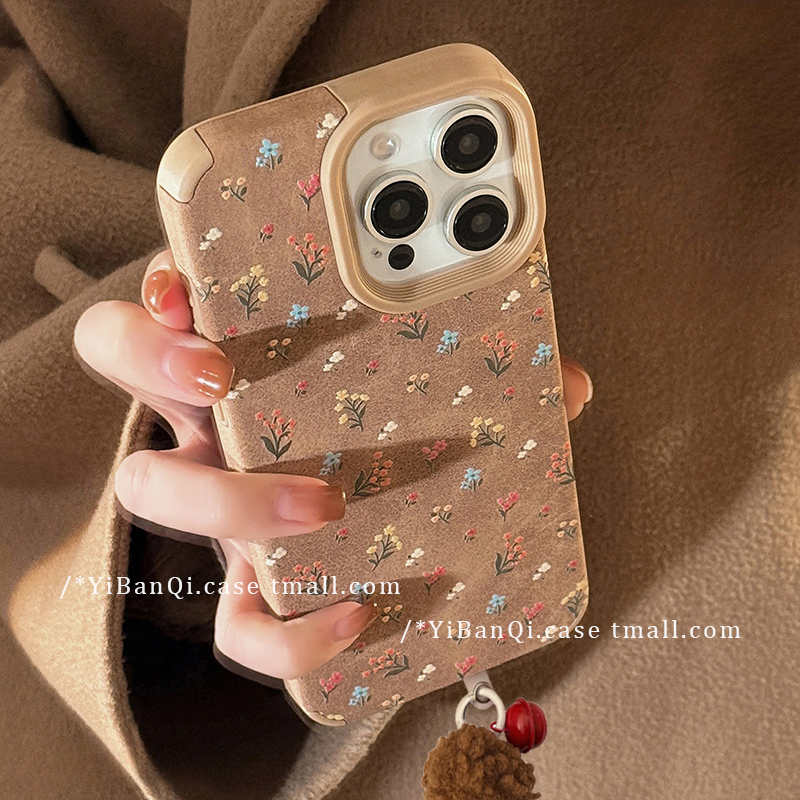 ins Autumn/Winter Suede Flower Strap Ornament Phone Case for Apple 16 Pro Max, iPhone 15 Pro New Model 14 Pro Women's Model 13 Pro Melard Brown 12 Shockproof Full Coverage 11 Soft Case XS ins Autumn/Winter Suede Flower Strap Ornament Phone Case for Apple 16 Pro Max, iPhone 15 Pro New Model 14 Pro Women's Model 13 Pro Melard Brown 12 Shockproof Full Coverage 11 Soft Case XS
