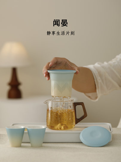 故宫玻璃茶杯套装公司周年庆礼物送客户员工新年会定制logo伴手礼