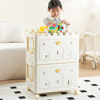 Clothes storage box toy giant screen household finishing box