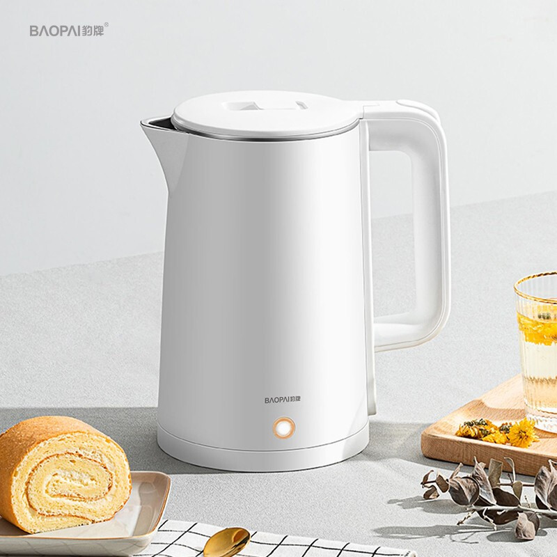 豹牌防烫电热水壶BP-4178 一键开盖设计 1.8L大容量