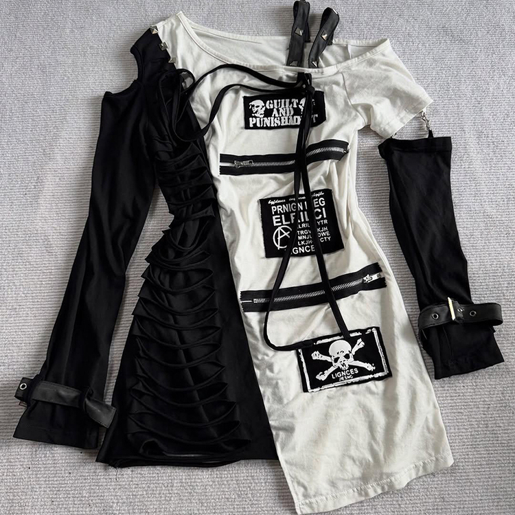 Gothic Rose Original American Retro Dark Style Slimming Long Sleeve Top T-Shirt for Women Summer Distressed Unique and Distinctive Gothic Rose Original American Retro Dark Style Slimming Long Sleeve Top T-Shirt for Women Summer Distressed Unique and Distinctive