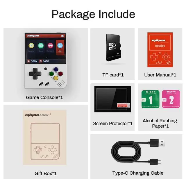 Miyoo Mini Plus V3 Portable Handheld Game Console 3.5Inch I